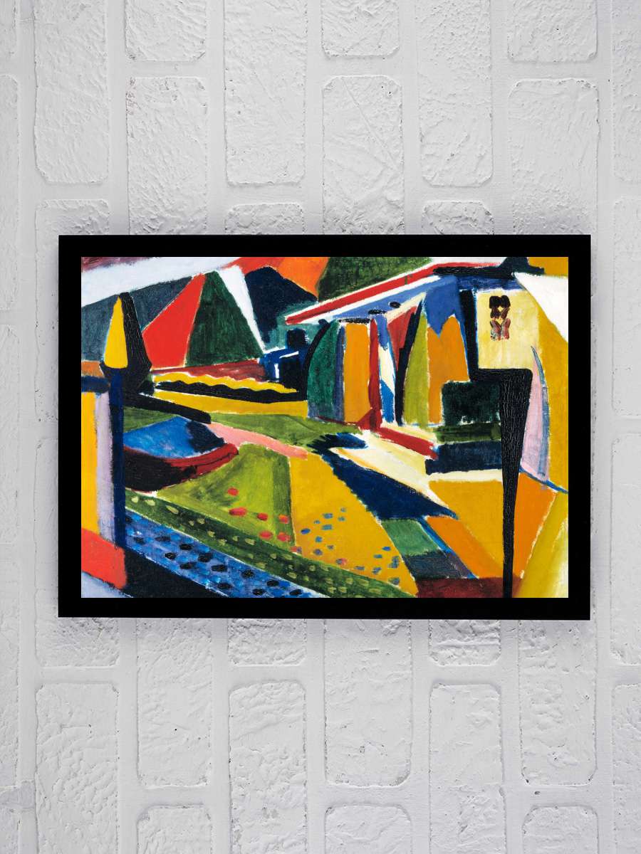 Abstract Landscape (Park) -… - Henry Lyman Saÿen Sanatsal Modern Tablo Siyah Çerçeveli Poster Modern Duvar Tablo