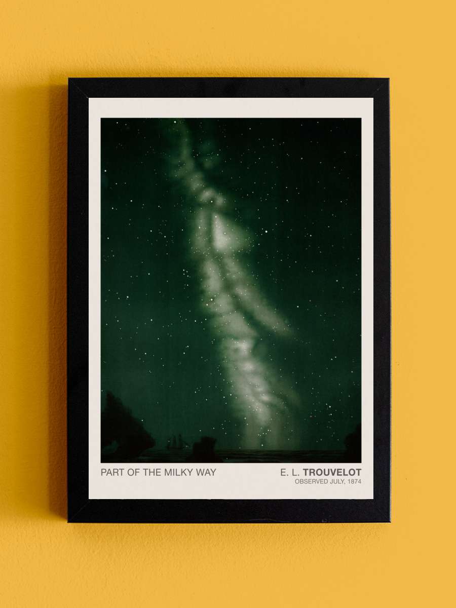 Part of the Milky Way … (Stargazing / Vintage Space… Sanatsal Modern Tablo Siyah Çerçeveli Poster Modern Duvar Tablo