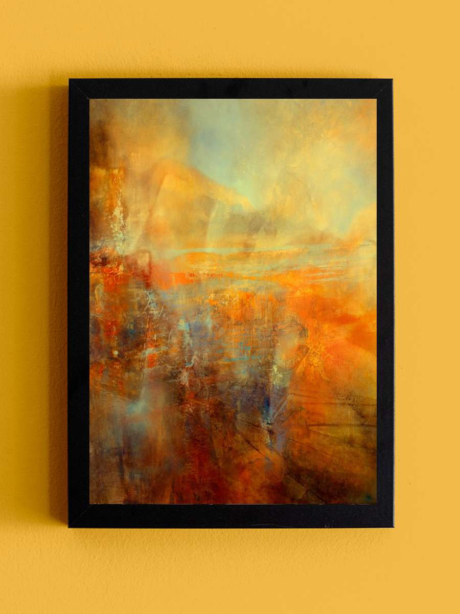 Evening - golden light Sanatsal Modern Tablo Siyah Çerçeveli Poster Modern Duvar Tablo