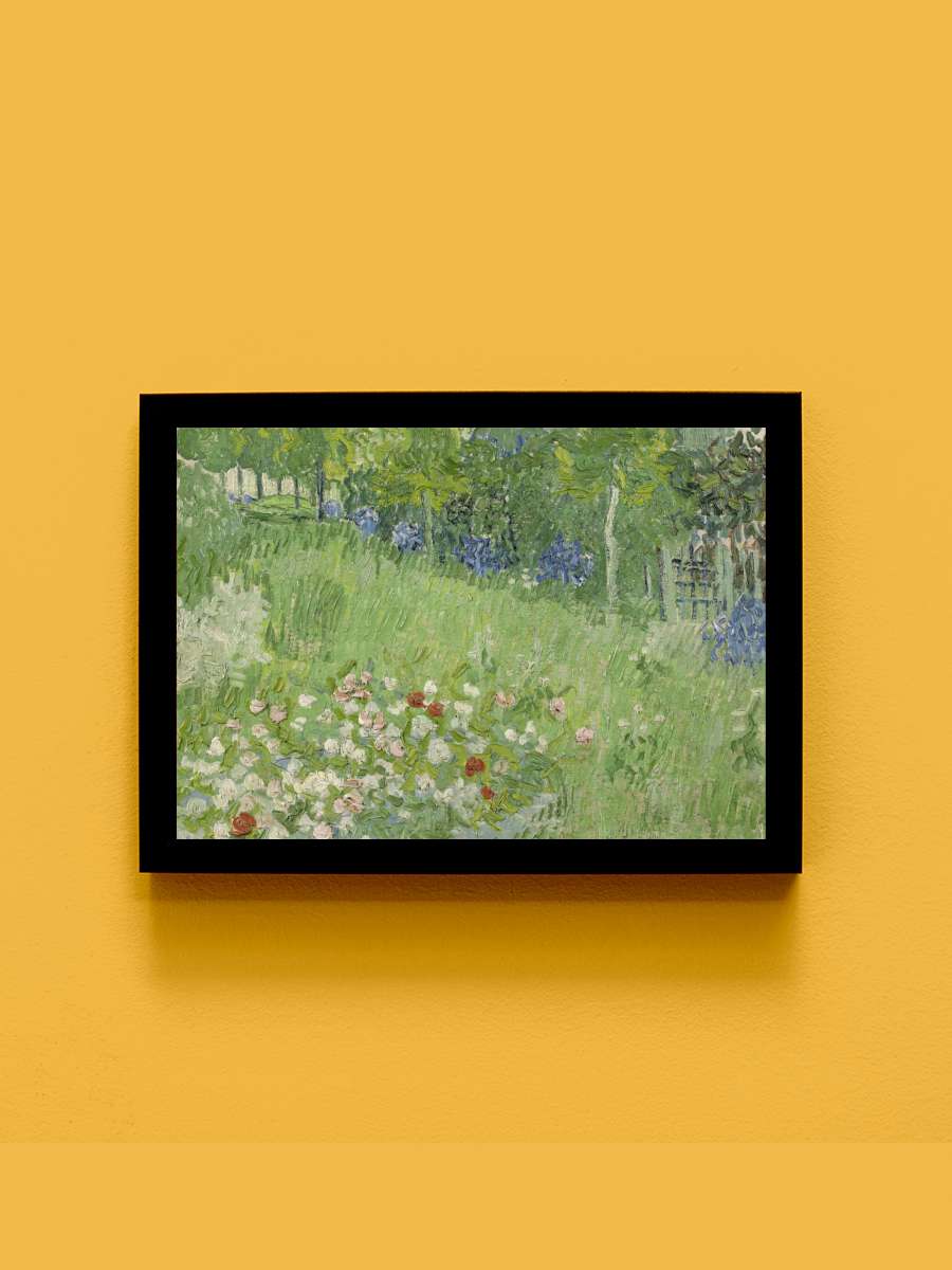 Daubigny's garden, 1890 Sanatsal Modern Tablo Siyah Çerçeveli Poster Modern Duvar Tablo