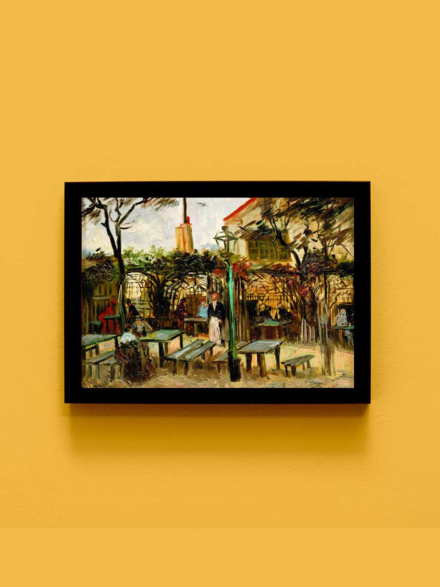 Café Terrace on Montmartre (La… (La Guinguette) - Vincent… Sanatsal Modern Tablo Siyah Çerçeveli Poster Modern Duvar Tablo