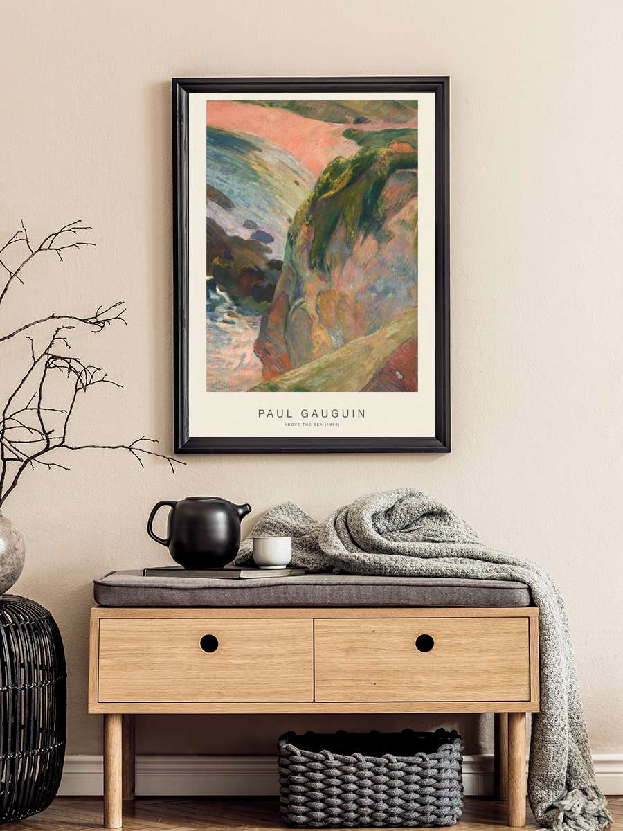 Above the Sea (Special Edition)… Edition) - Paul Gauguin Sanatsal Modern Tablo Siyah Çerçeveli Poster Modern Duvar Tablo