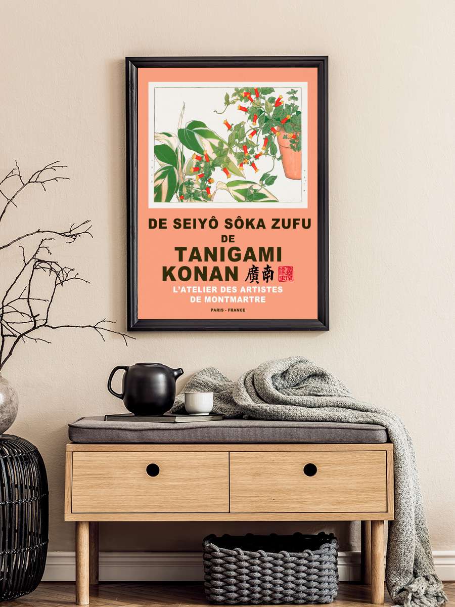 Maranta & Manettia (Special… (Special Edition Japandi Florals) -… Sanatsal Modern Tablo Siyah Çerçeveli Poster Modern Duvar Tablo