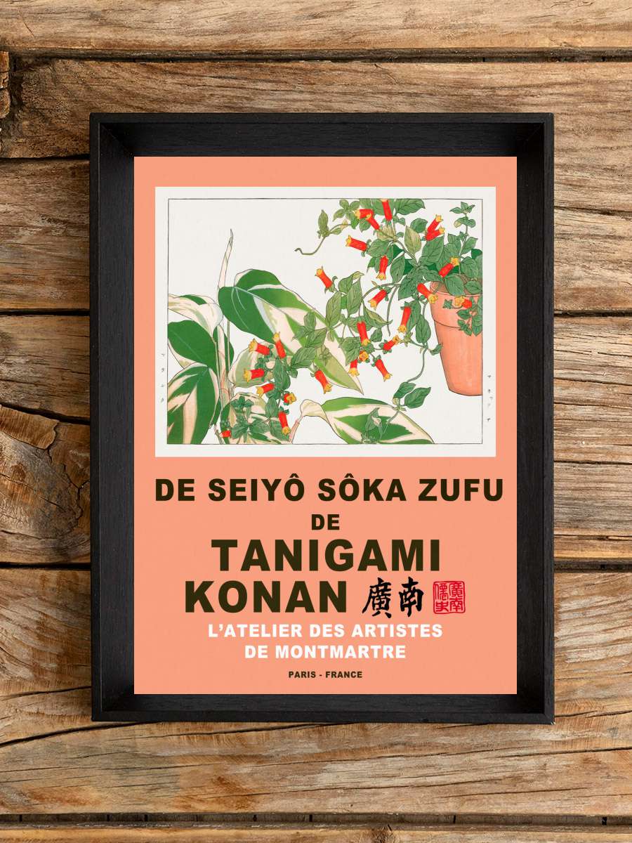 Maranta & Manettia (Special… (Special Edition Japandi Florals) -… Sanatsal Modern Tablo Siyah Çerçeveli Poster Modern Duvar Tablo