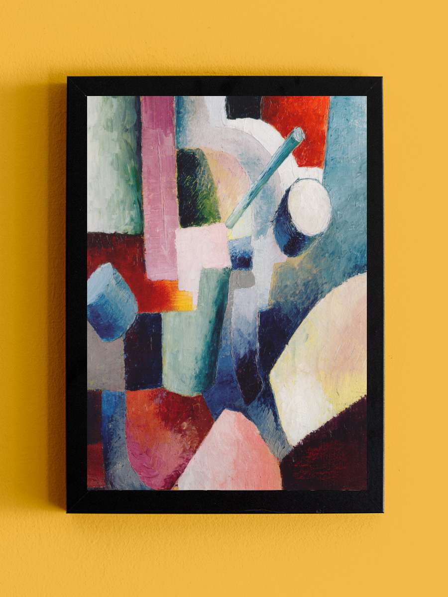 Abstract Composition - (Vintage… (Vintage Colourful Forms) -… Sanatsal Modern Tablo Siyah Çerçeveli Poster Modern Duvar Tablo