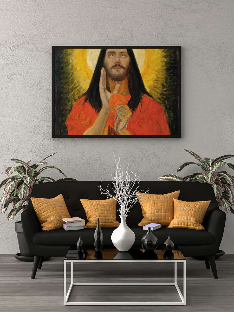 Jesus Christ (Religious… (Religious Painting) - Max / Maximilian… Sanatsal Modern Tablo Siyah Çerçeveli Poster Modern Duvar Tablo