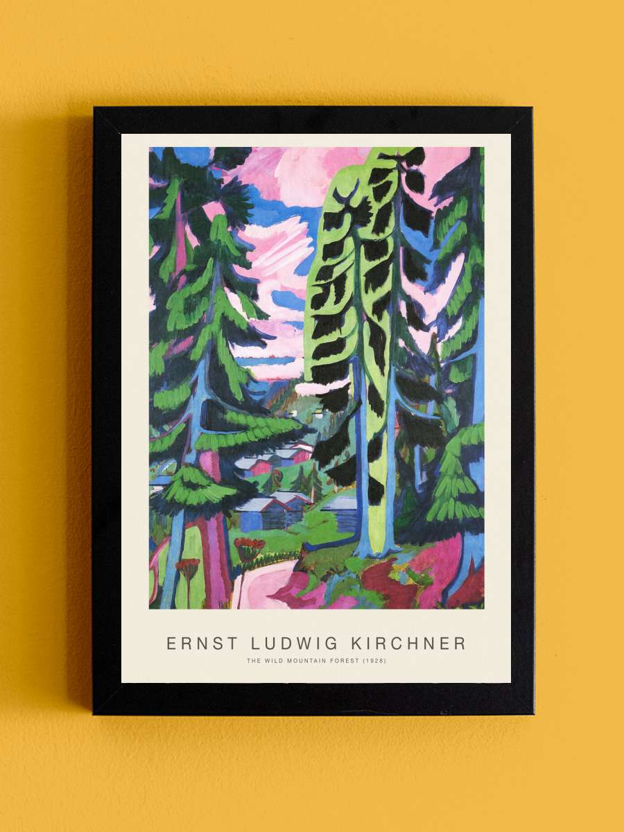 The Wild Mountain Forest … (Special Edition Woodland… Sanatsal Modern Tablo Siyah Çerçeveli Poster Modern Duvar Tablo