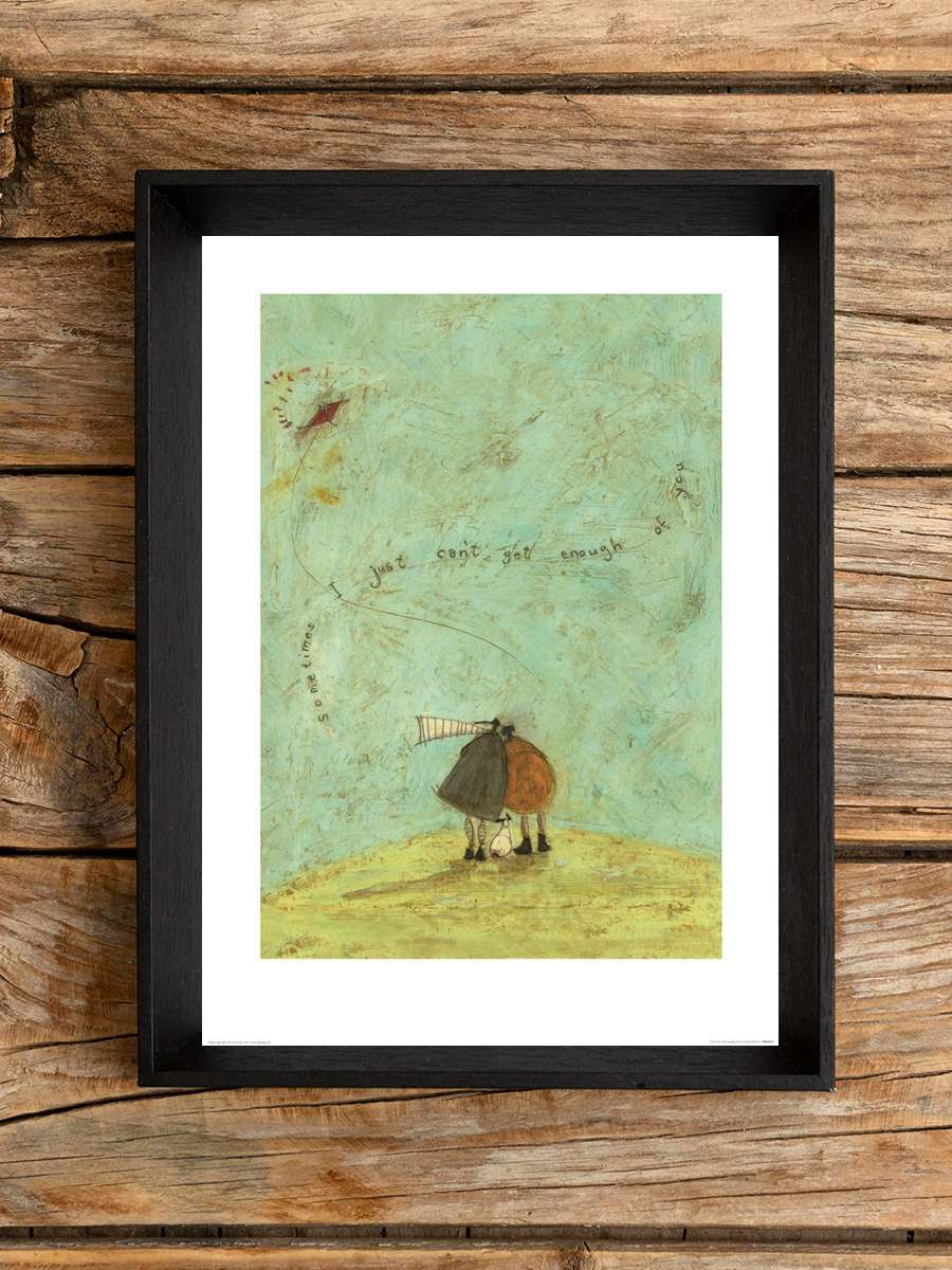 Sam Toft - I Just Can‘t Get Enough of You Sanatsal Modern Tablo Siyah Çerçeveli Poster Modern Duvar Tablo