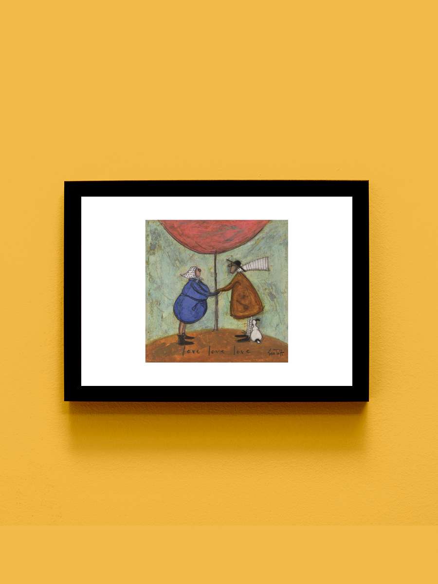 Sam Toft - Love, Love Sanatsal Modern Tablo Siyah Çerçeveli Poster Modern Duvar Tablo