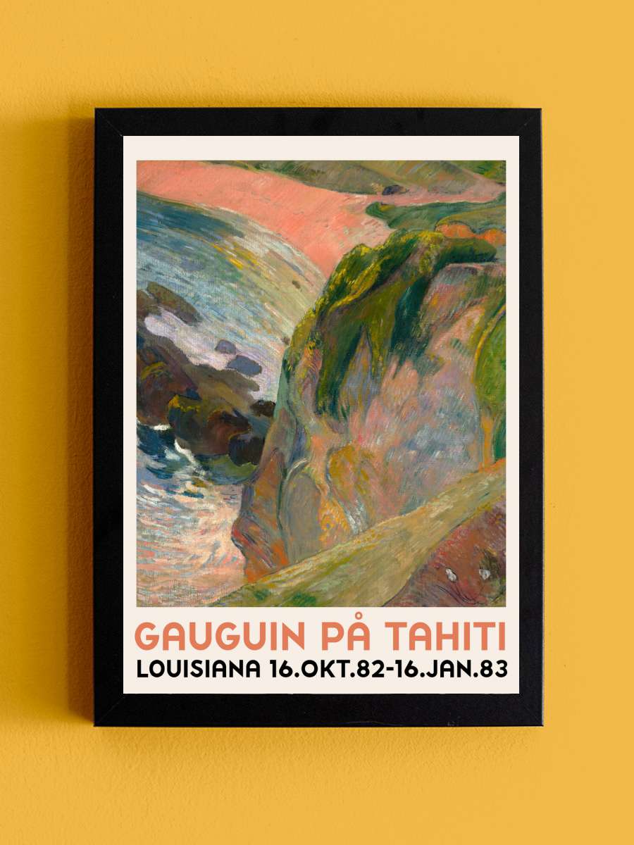 Above the Sea (Colourful… (Colourful Exhibition) - Paul Gauguin Sanatsal Modern Tablo Siyah Çerçeveli Poster Modern Duvar Tablo