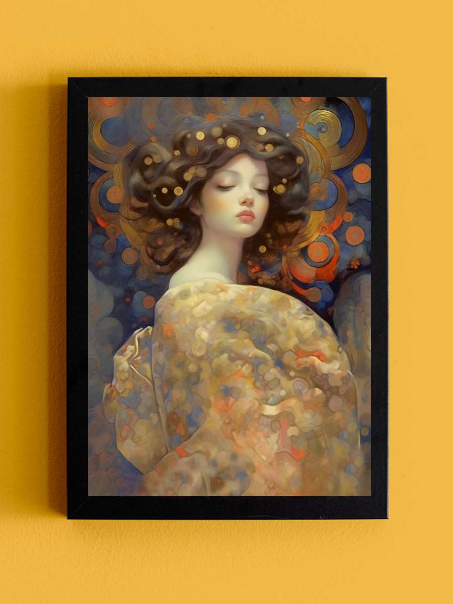 Emel Tunaboylu - Beautiful… Beautiful Goddess Sanatsal Modern Tablo Siyah Çerçeveli Poster Modern Duvar Tablo