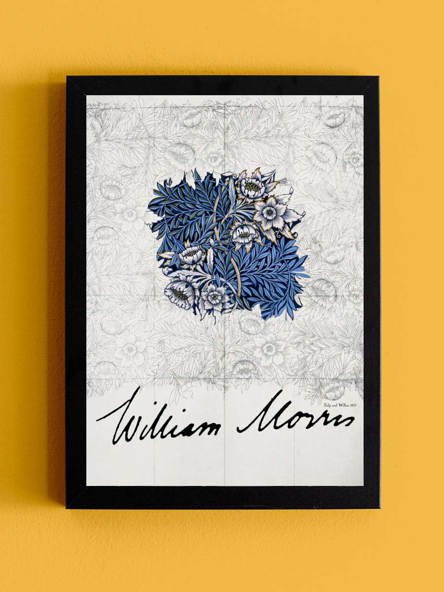 Tulip and Willow Sanatsal Modern Tablo Siyah Çerçeveli Poster Modern Duvar Tablo