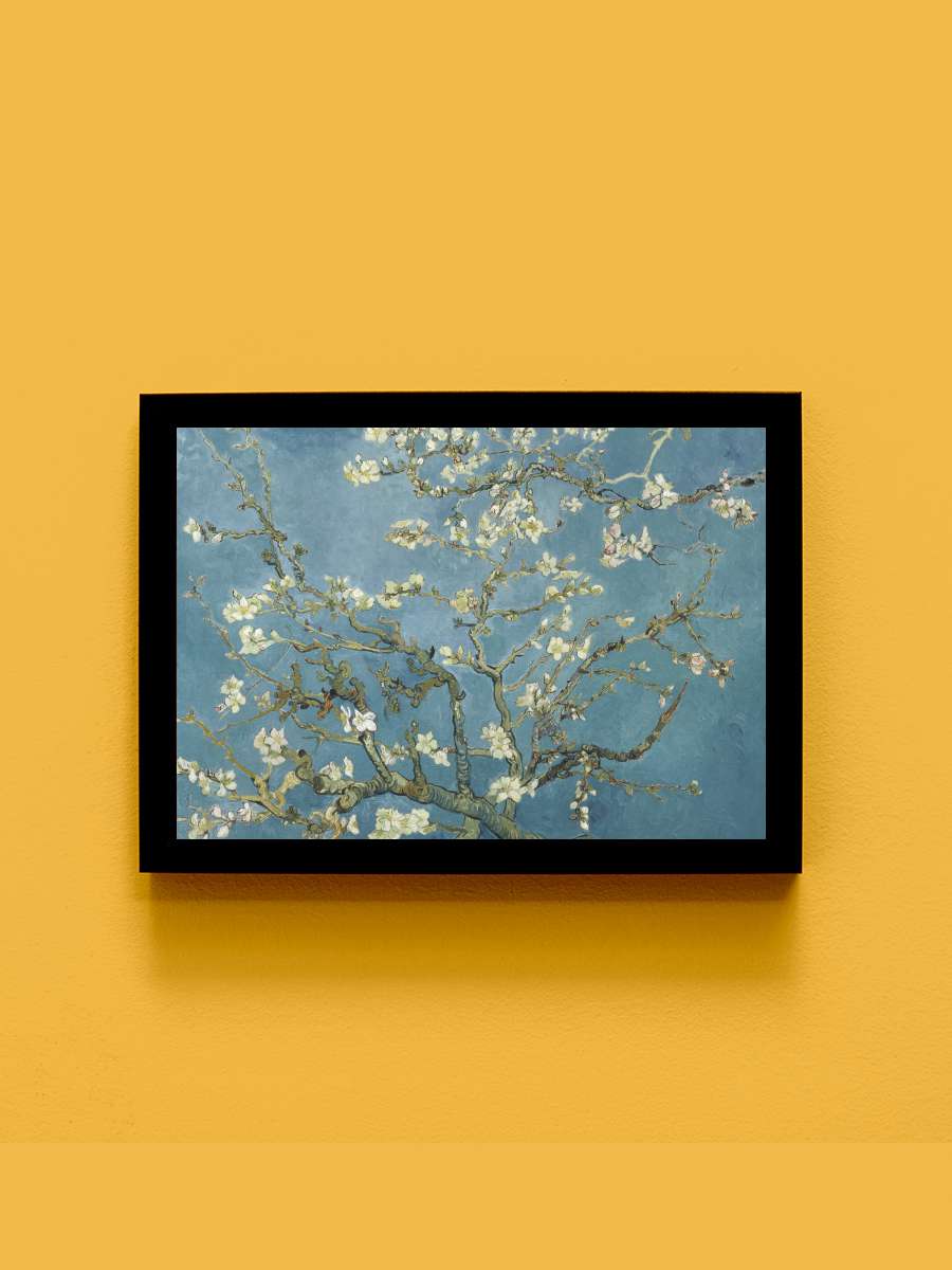 Almond Blossoms Sanatsal Modern Tablo Siyah Çerçeveli Poster Modern Duvar Tablo