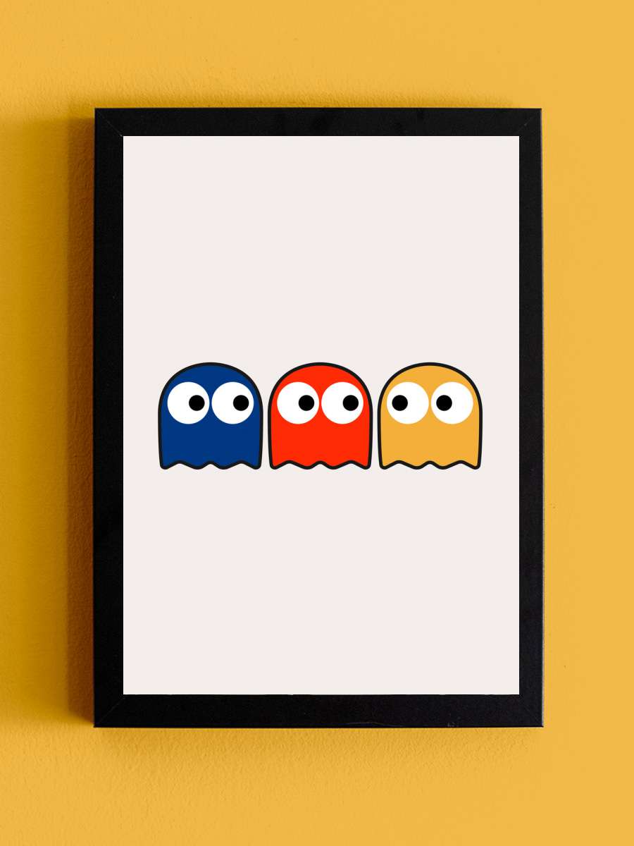 Little RGB Brothers  Çocuk Odası Tablo Siyah Çerçeveli Poster Çocuk Bebek Odası Duvar Tablo