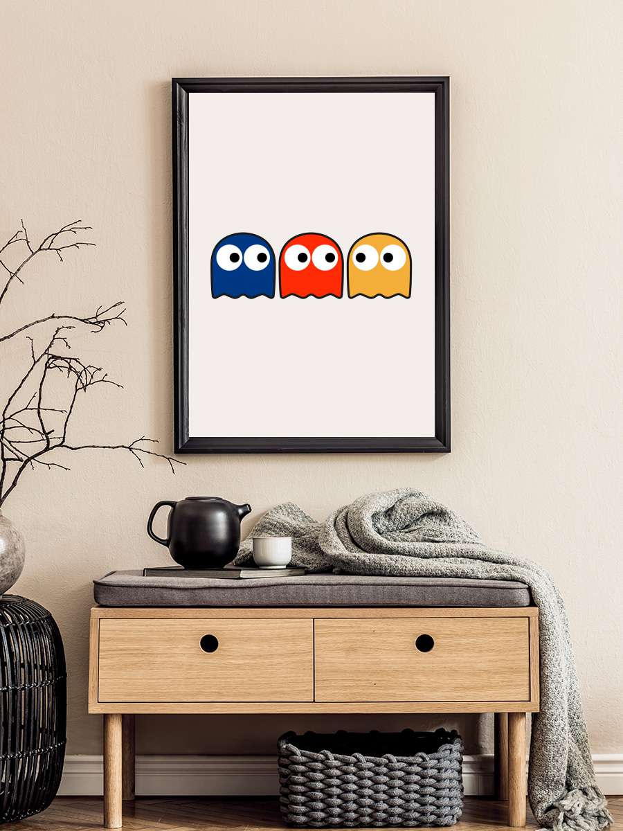 Little RGB Brothers  Çocuk Odası Tablo Siyah Çerçeveli Poster Çocuk Bebek Odası Duvar Tablo