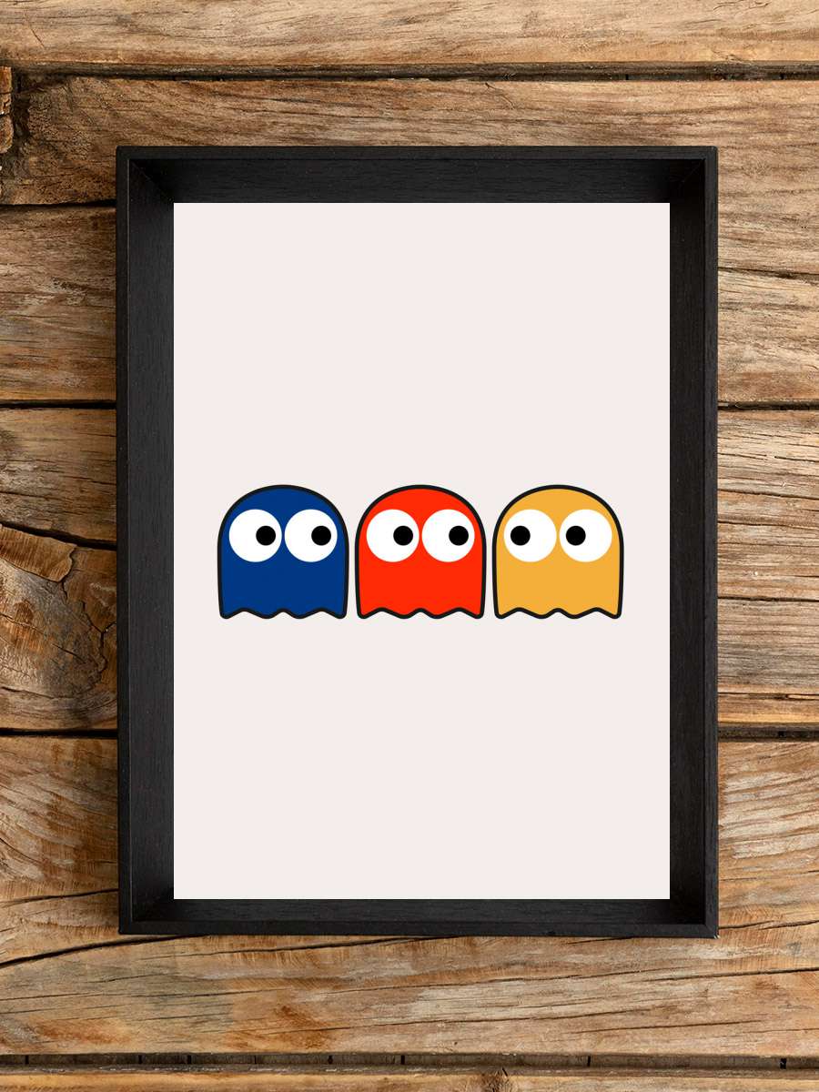 Little RGB Brothers  Çocuk Odası Tablo Siyah Çerçeveli Poster Çocuk Bebek Odası Duvar Tablo