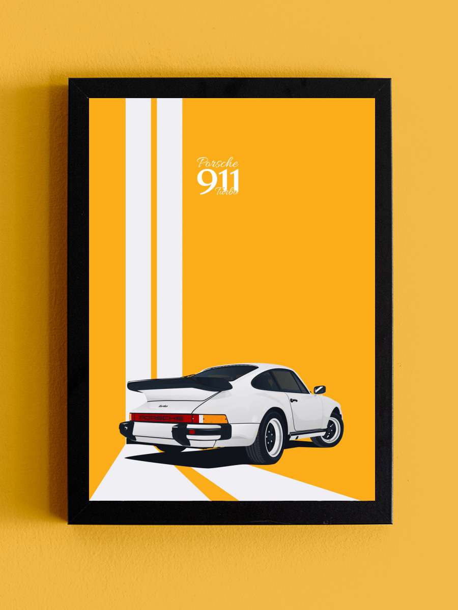 Classic Sport Car Araba Tablo Siyah Çerçeveli Araba Poster Duvar Tablo