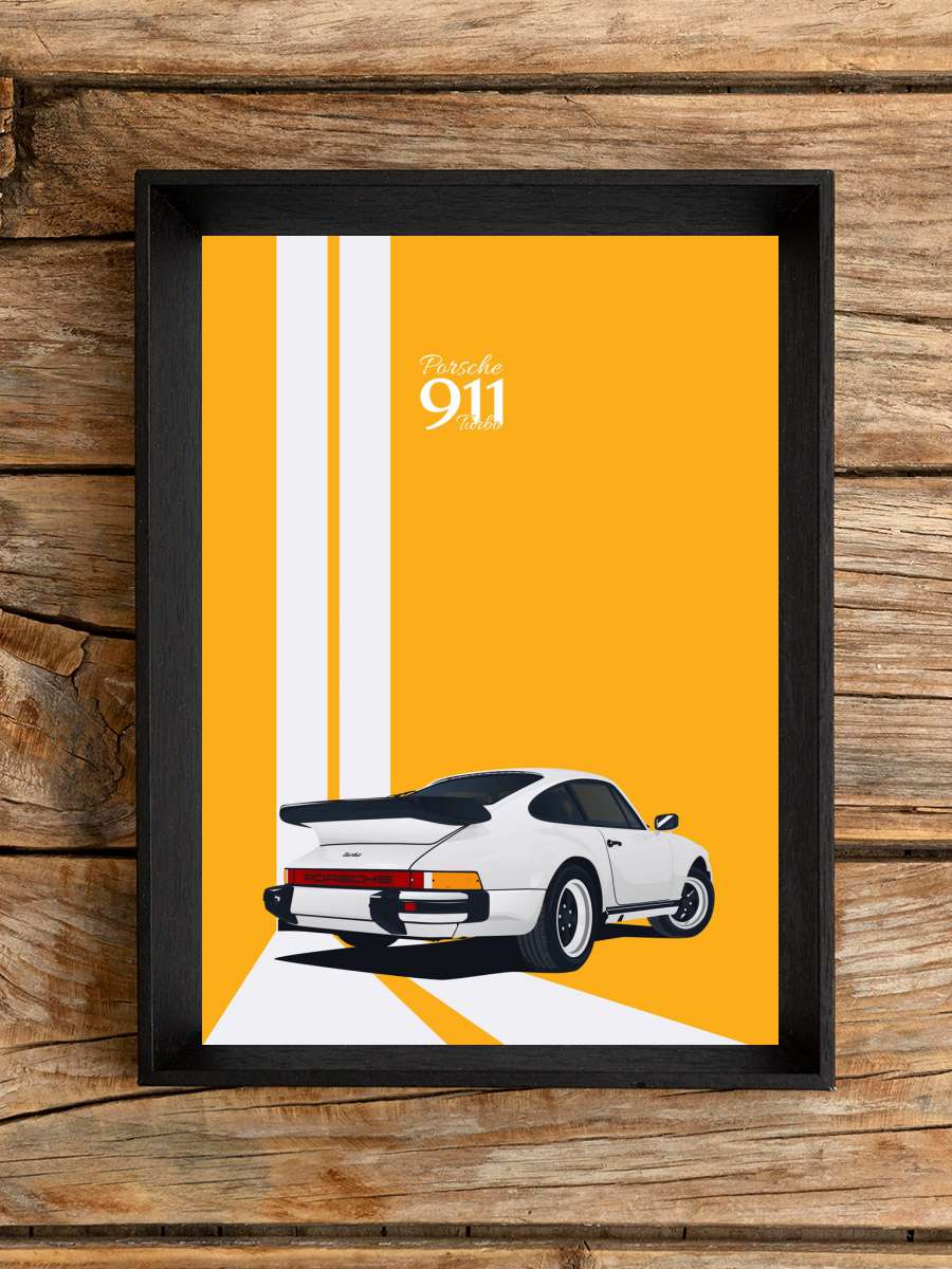 Classic Sport Car Araba Tablo Siyah Çerçeveli Araba Poster Duvar Tablo