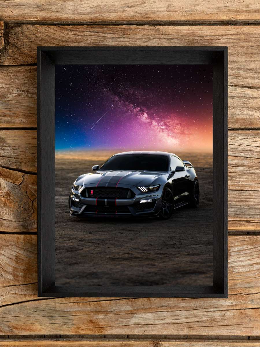 Car Auto Space  Araba Tablo Siyah Çerçeveli Araba Poster Duvar Tablo