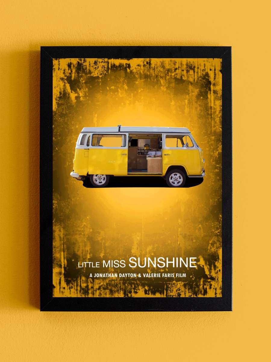 Miss Sunshine Araba Tablo Siyah Çerçeveli Araba Poster Duvar Tablo