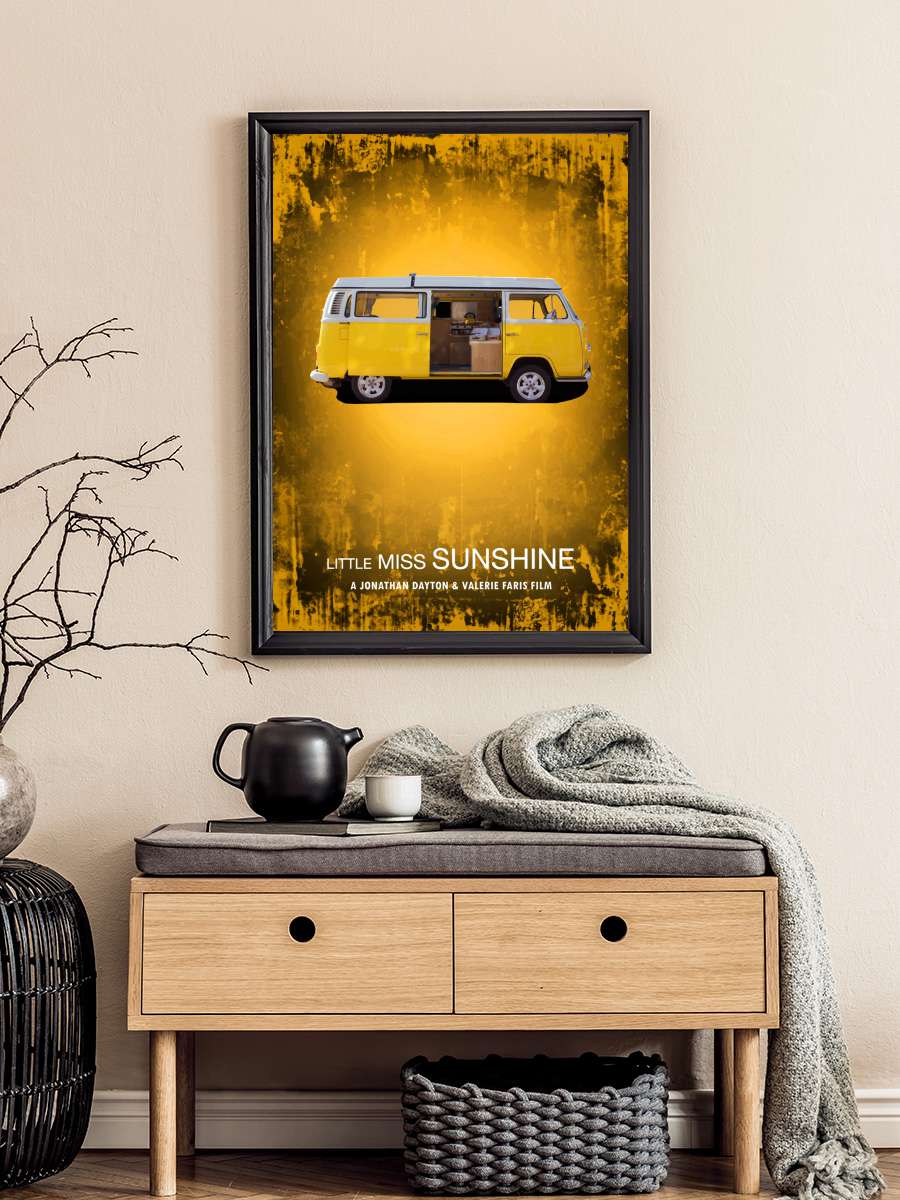 Miss Sunshine Araba Tablo Siyah Çerçeveli Araba Poster Duvar Tablo