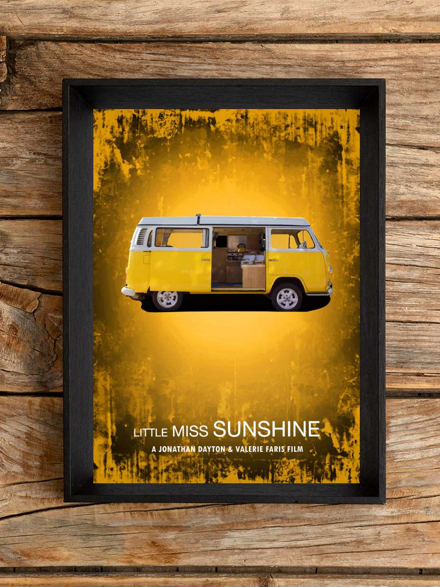 Miss Sunshine Araba Tablo Siyah Çerçeveli Araba Poster Duvar Tablo