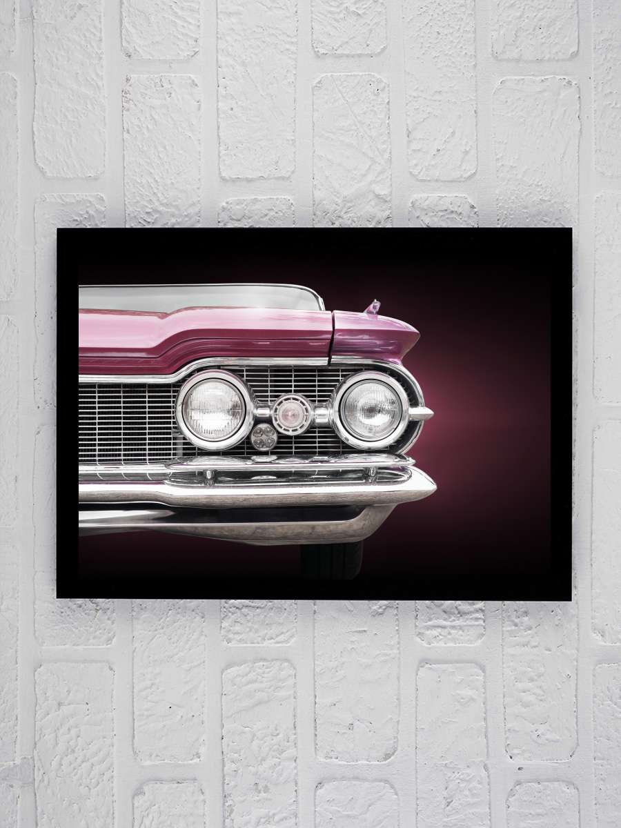 US classic car 1959 Super 88 Araba Tablo Siyah Çerçeveli Araba Poster Duvar Tablo