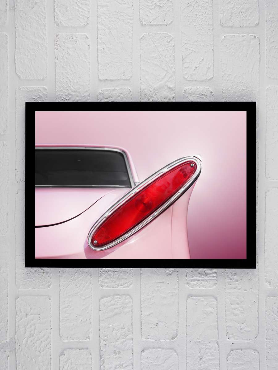 US classic car 1961 Comet tail… tail fin abstract Araba Tablo Siyah Çerçeveli Araba Poster Duvar Tablo